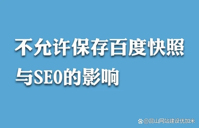 百度快照“消失”網(wǎng)站seo還能做嗎？